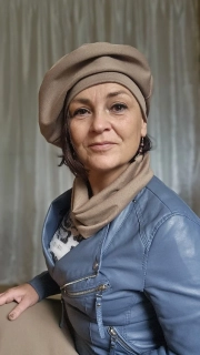 Baret z úpletu